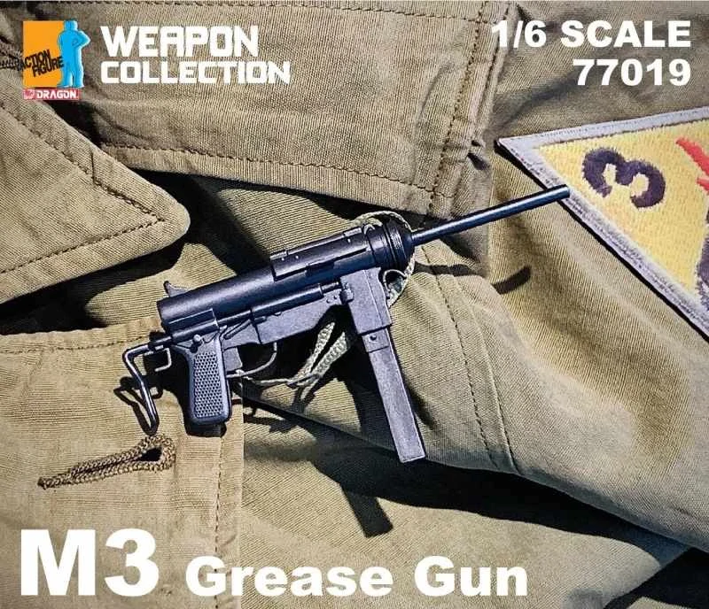 Zbraň pro 1/6 figurky M3 Grease Gun (Black)