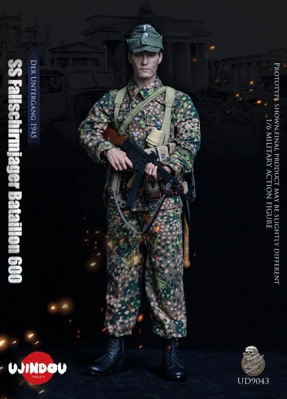 Figurka SS Fallschirmjager Bataillon 600 - Der Untergang 1945 1/6 Action Figure