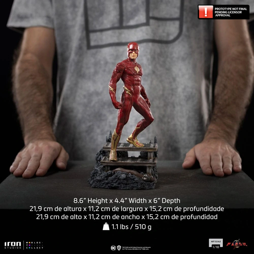 Soška The Flash - DC Comics The Flash Movie Art Scale Statue 1/10