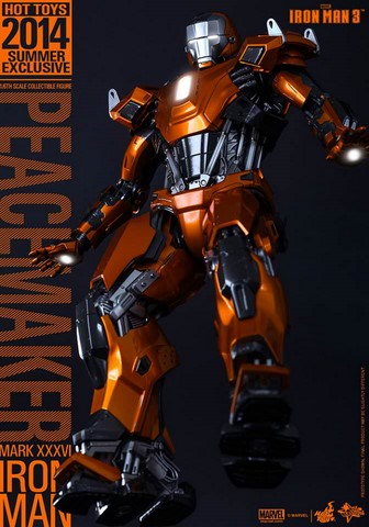 Figurka Iron Man Mark XXXVI Peacemaker - Iron Man 3 Summer Exclusive 2014 Figure 1/6  