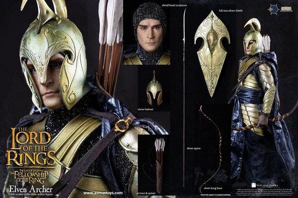 Figurka Elven Archer - Lord of the Rings Action Figure 1/6