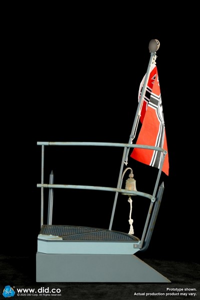 Diorama U-Boat Conning Tower Gun Deck Diorama Set (Deluxe Version)