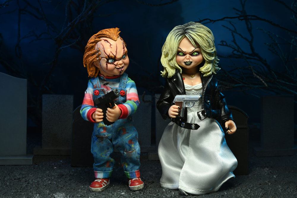 Figurky Chucky & Tiffany - Bride of Chucky Clothed Action Figure 2-Pack 
