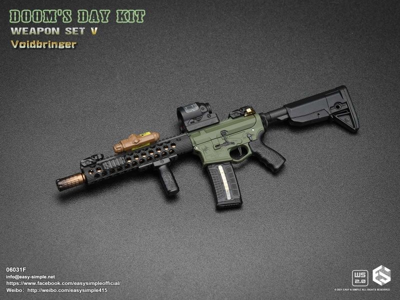 Sada zbraní s výstrojí Doom's Day Kit Weapon Set V Voidbringer (Black)