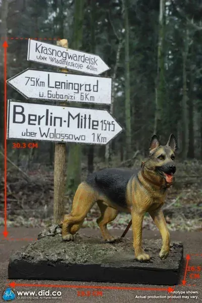 Diorama WWII Road Signs Accessory Kit for 1/6 Action Figures