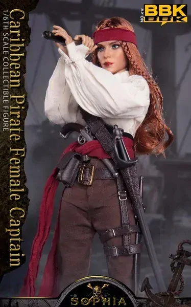 Figurka Caribbean Pirate Female Captain 1/6 Action Figure