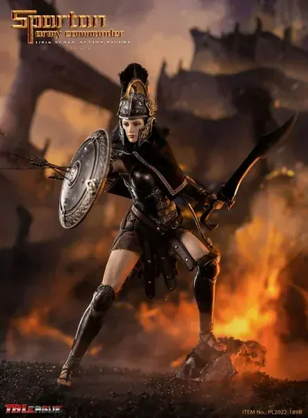 Figurka Spartan Army Commander Black 1/6 Action Figure