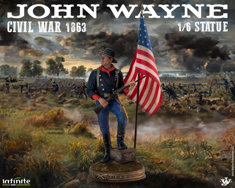 Soška John Wayne Civil War 1863 1/6 Statue