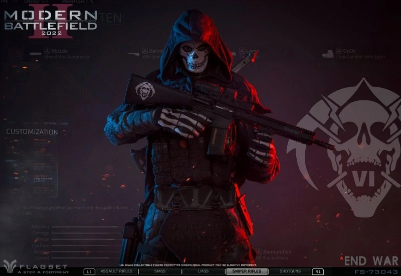 Figurka Ghost Reaper Squad - Call Of Duty Warzone 1/6 Action Figure