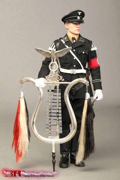 Figurka Glockenspiel and Tambourmajor - Musikkorps Der SS Volume IV Action Figure 1/6