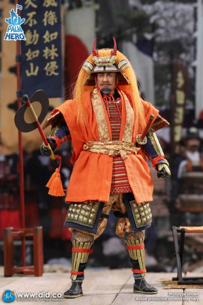 Figurka Takeda Shingen - Palm Hero Japan Samurai Series Action Figure 1/12