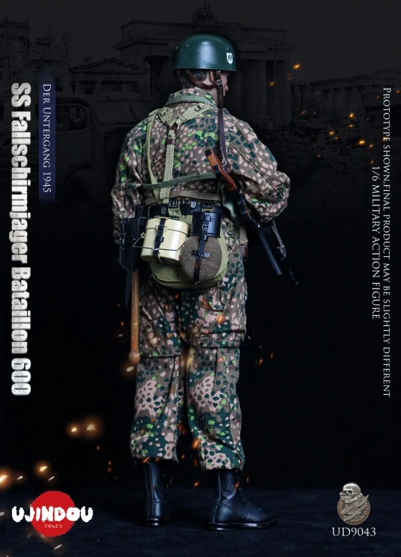 Figurka SS Fallschirmjager Bataillon 600 - Der Untergang 1945 1/6 Action Figure