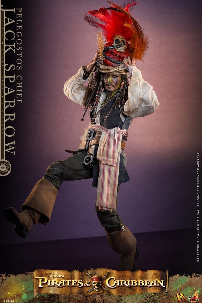 Figurka Pelegostos Chief Jack Sparrow - Pirates of the Caribbean: Dead Man's Chest Action DX Figure 1/6