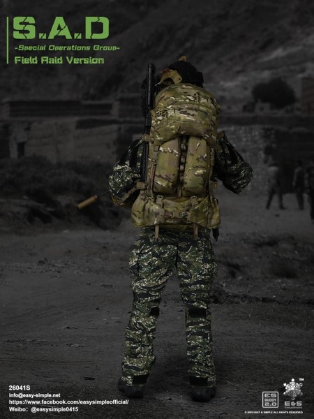 Figurka Field Raid Version (Woodland Exclusive) - S.A.D Special Operations Group Action Figure 1/6