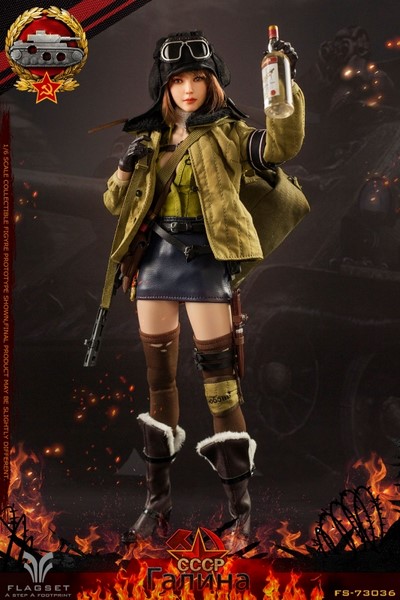 Figurka Galina - Soviet Tank Lieutenant 1/6 Action Figure