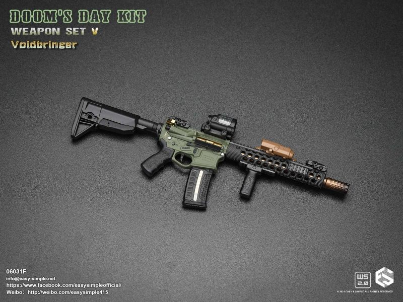 Sada zbraní s výstrojí Doom's Day Kit Weapon Set V Voidbringer (Black)