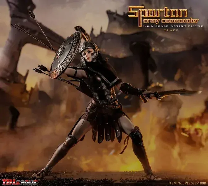 Figurka Spartan Army Commander Black 1/6 Action Figure
