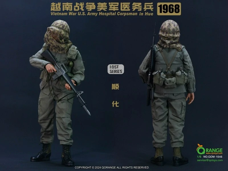 Figurka U.S. Army Hospital Corpsman in Hue 1968 - Vietnam War 1/6 Action Figure