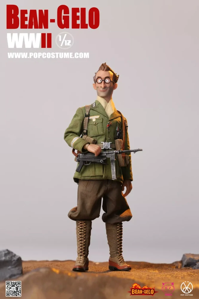 Figurky Desert Fox, Julian, Bruno - WWII Bean Gelo 1/12 Action Figures