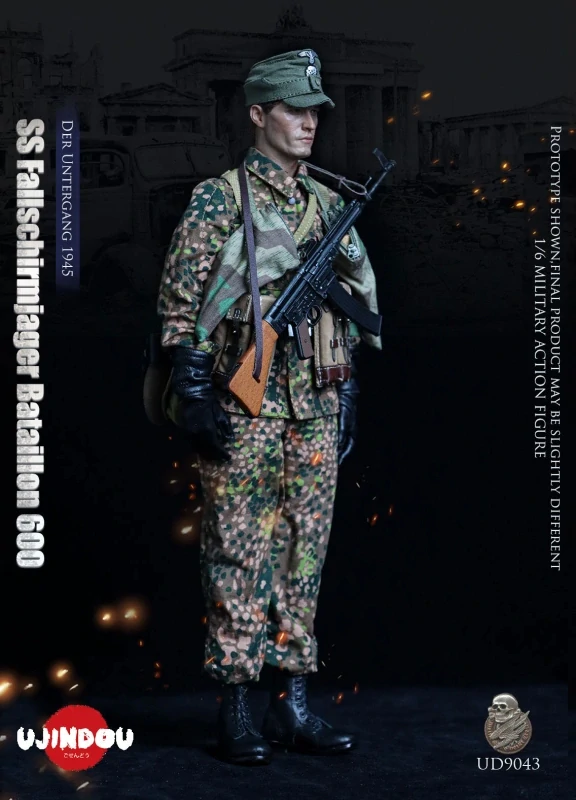 Figurka SS Fallschirmjager Bataillon 600 - Der Untergang 1945 1/6 Action Figure