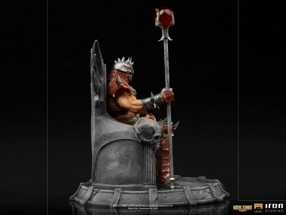 Soška Shao Khan - Mortal Kombat Deluxe BDS Art Scale Statue 1/10