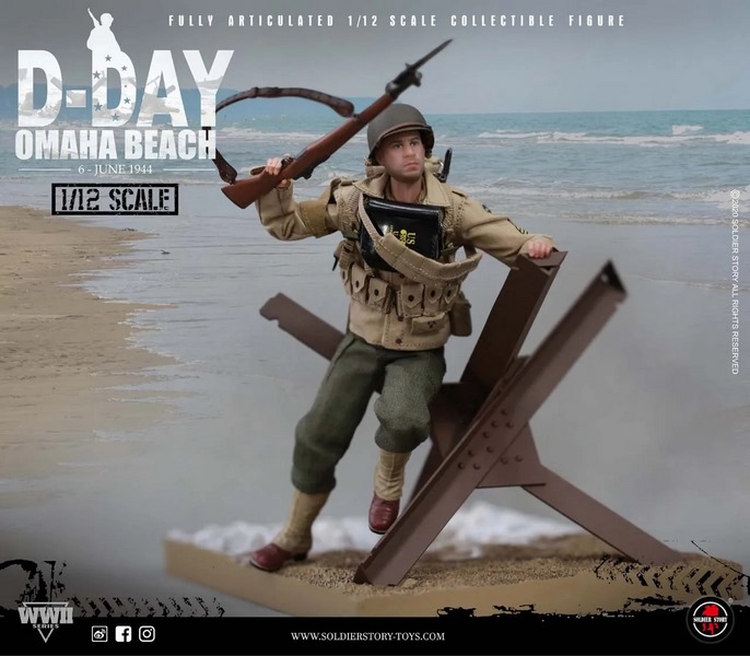 Figurka Sergeant - WWII U.S. 2nd Ranger Battalion 1/12 Scale Figure