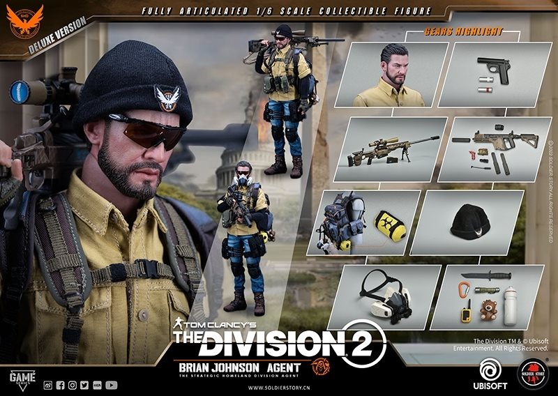 Figurka Brian Johnson Agent (Deluxe Version) - Tom Clancy's The Division 2 Action Figure 1/6
