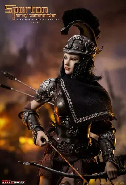 Figurka Spartan Army Commander Black 1/6 Action Figure