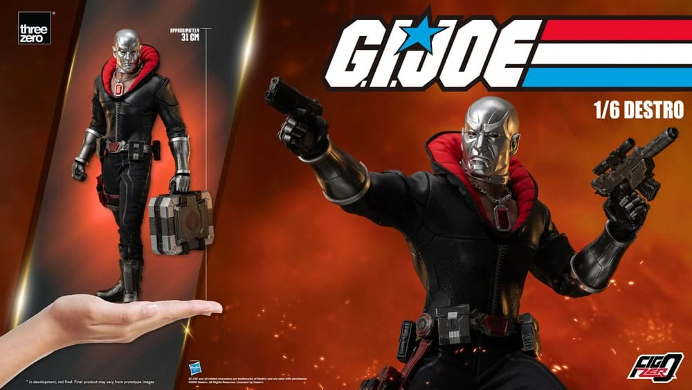 Figurka Destro - G.I. Joe FigZero Action Figure 1/6
