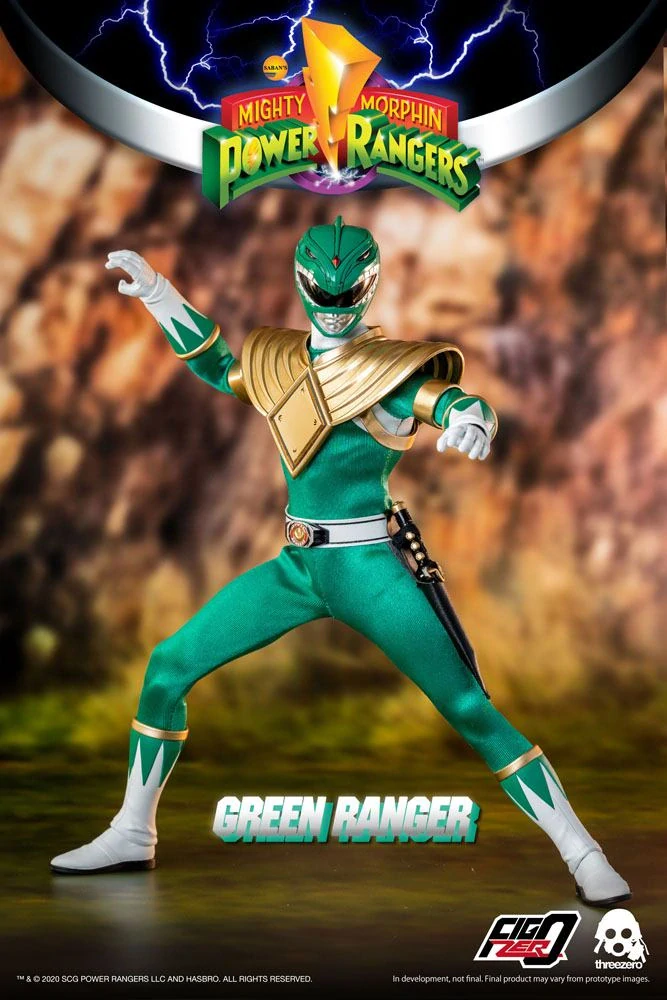 Figurka Green Ranger - Mighty Morphin Power Rangers FigZero Action Figure 1/6