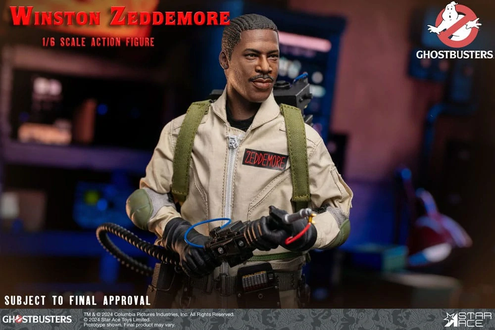 Figurka Winston Zeddemore - Ghostbusters (1984) Action Figure 1/6
