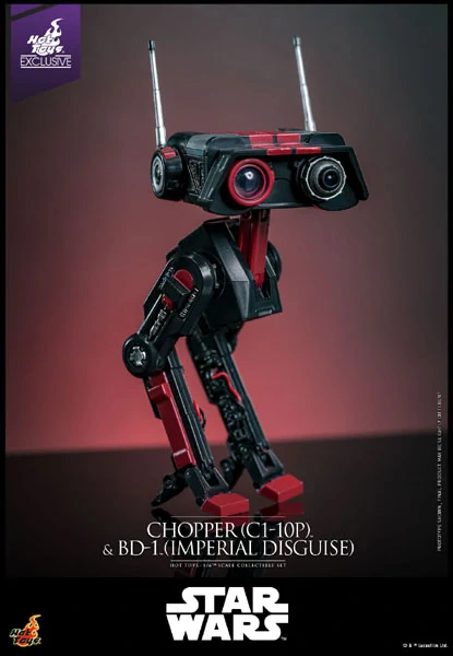 Figurky Chopper (C1-10P) & BD-1 (Imperial Disguise) - Star Wars 1/6 Action Figure