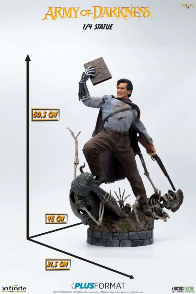 Soška Ash - Army of Darkness 1/4 Plus Format Statue