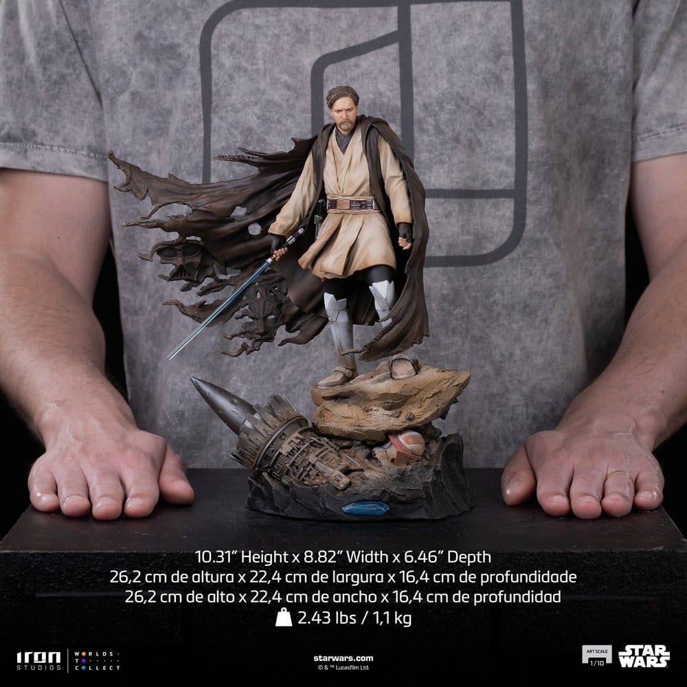 Soška Star Wars Art Scale Statue 1/10 Obi-Wan Signatures