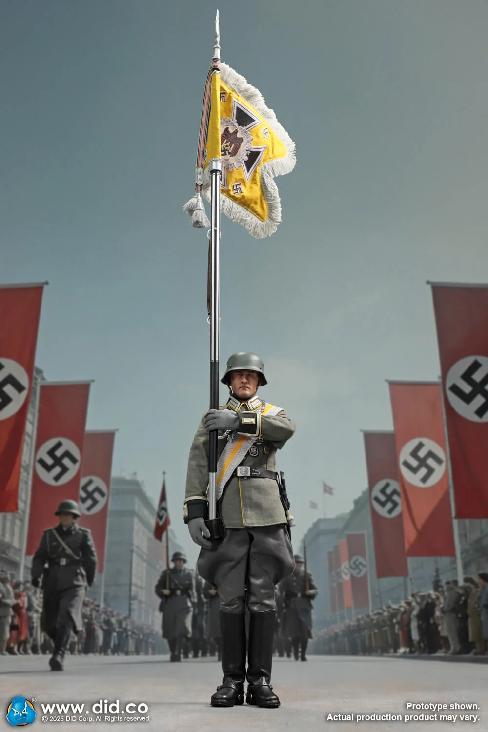 Figurka Anselm - WWII German Cavalry Standard-Bearer Action Figure 1/6