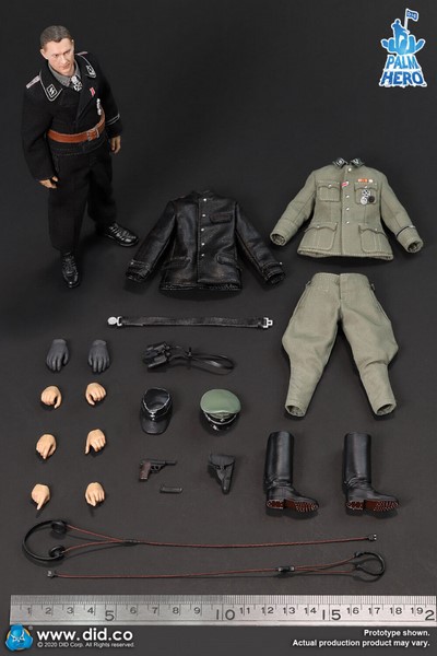 Figurka Michael Wittmann - German SS Hauptsturmführer 1/12 Palm Hero Series