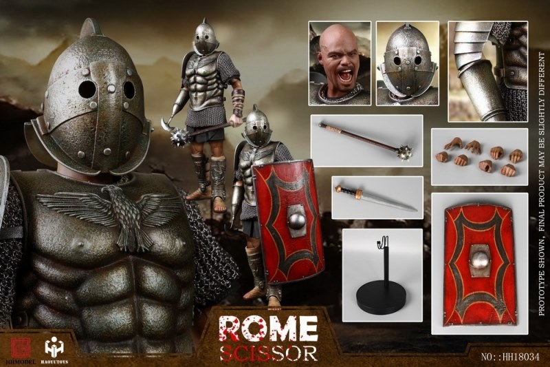 Figurka Rome Scissor (Silver Edition) - Hunting Ground Fighter 1/6 Action Figure