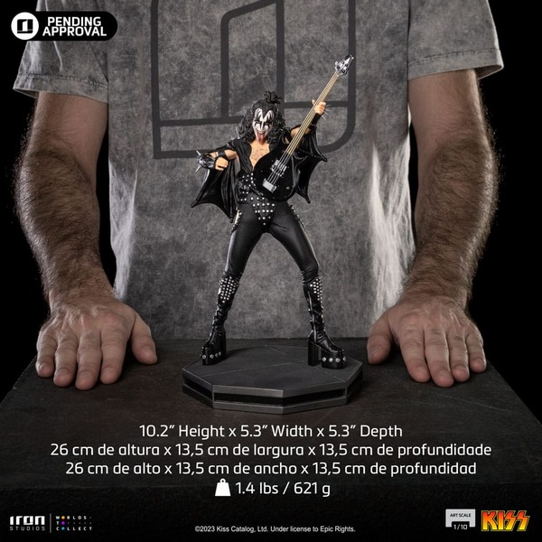 Soška Gene Simons Limited Edtition - Kiss Art Scale Statue 1/10
