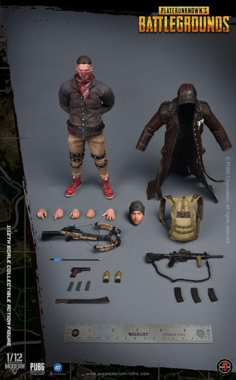Figurka Trenchcoat Soldier - PlayerUnknown’s Battlegrounds 1/12 Scale Figure