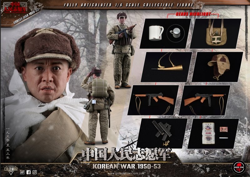 Figurka Volunteer - Korean War 1950-53 1/6 Action Figure