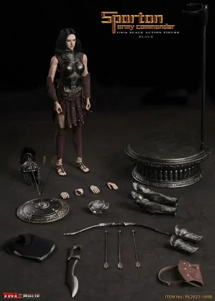 Figurka Spartan Army Commander Black 1/6 Action Figure