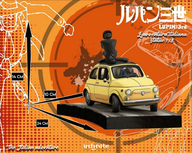Soška Lupin & Jigen - Lupin the 3rd: The Italian Adventure 1/18 Statue