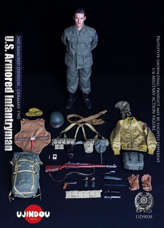 Figurka U.S. Army Armored Infantryman - 2nd Armored Division Germany 1945 1/6 Action Figure