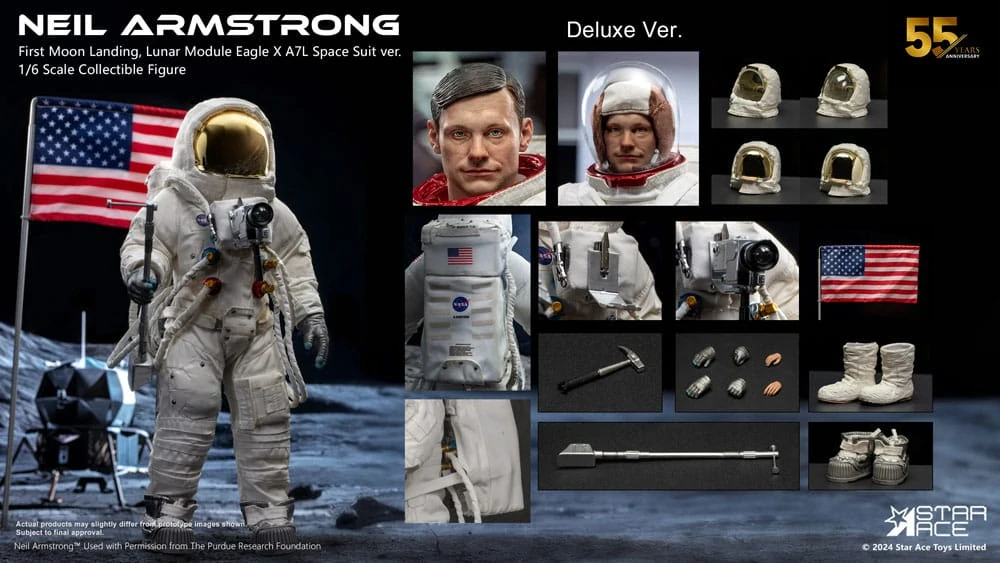 Figurka Neil Armstrong Deluxe Version Action Figure 1/6