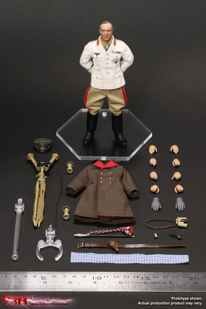 Figurka Erwin Rommel The Desert Fox - General Field Marshal Of German Afrika Korps 1/12 Action Figure