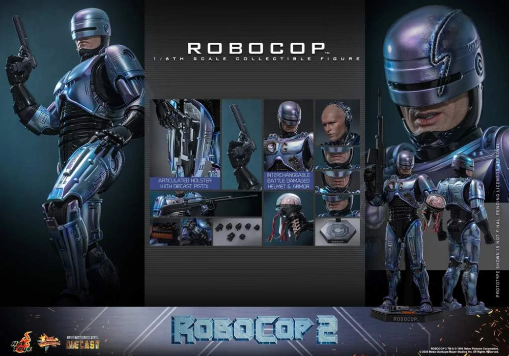 Figurka RoboCop - RoboCop 2 Movie Masterpiece Diecast Action Figure 1/6