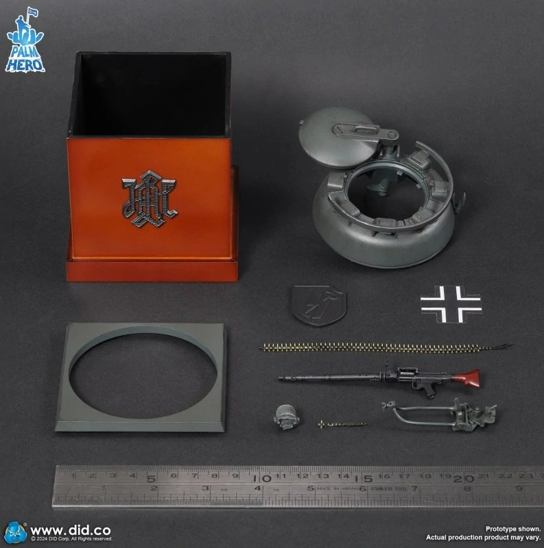 Diorama German Panther Tank Diorama (Grey) 1/12 Palm Hero Series