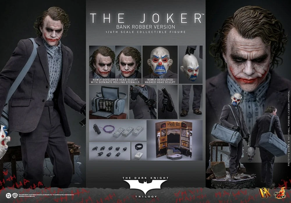 Figurka The Joker (Bank Robber Version) - The Dark Knight DX Action Figure 1/6