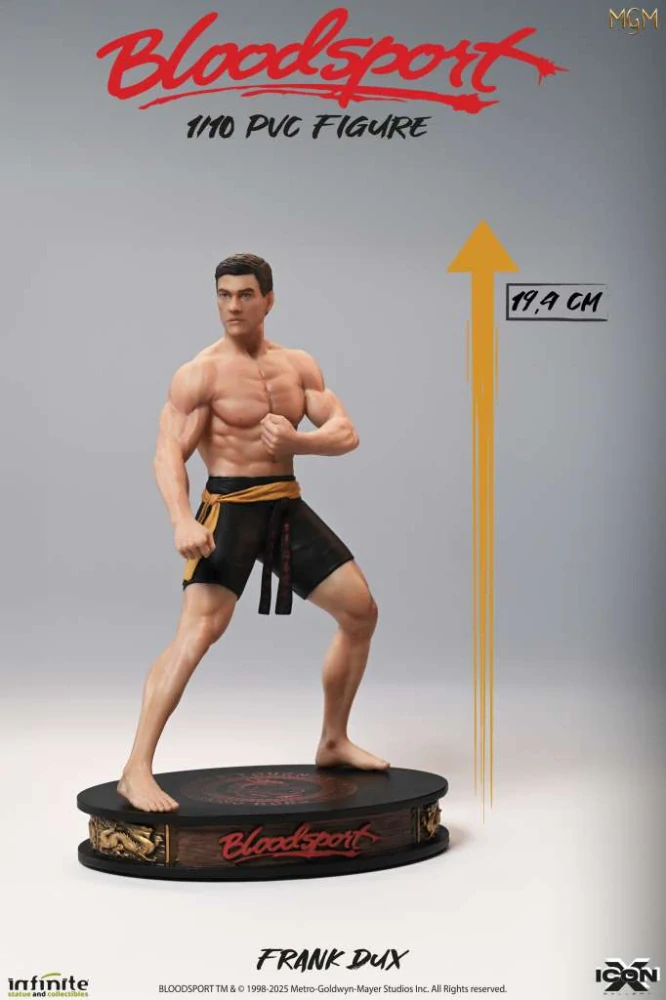 Soška Frank Dux - Bloodsport 1/10 PVC Figure Icon X