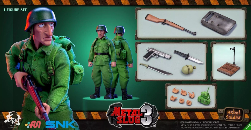 Figurka Rebel Soldier - Metal Slug 3 Action Figure 1/12